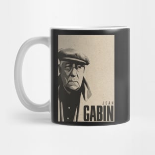 Jean Gabin - French actor, lino ventura, belmondo, cinema, france Mug